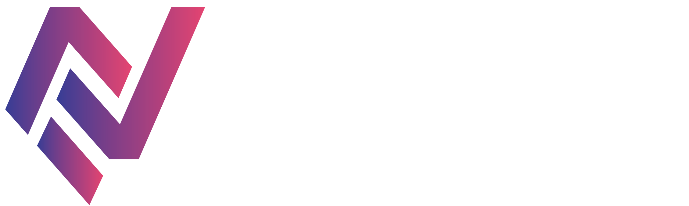 Elma nova logo - white text